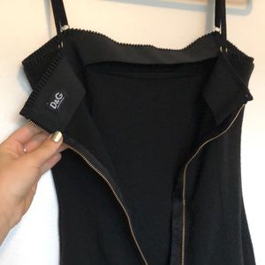 Black midi D & G dress